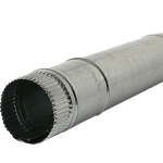 4" x 5' Snap Lock Pipe, 26Ga