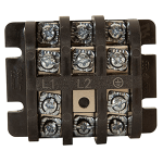 Terminal Block, 5 Pole, 20 Amp, 300 V, 18 AWG