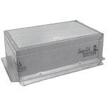 Insulated Foil Top Register Box w/ Flange, R6, 10.5 x 10.5"